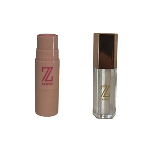 Pack Blush Viral Zanvic – Colorete + Brillo de Labios - Zanvic